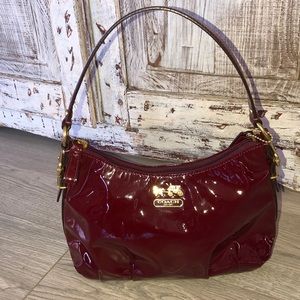Coach mini patent leather Madison bag